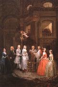 William Hogarth The Wedding of Stephen Beckingham and Mary Cox France oil painting artist